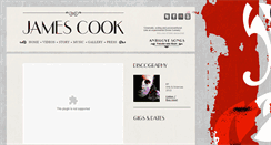 Desktop Screenshot of jamescookmusic.com